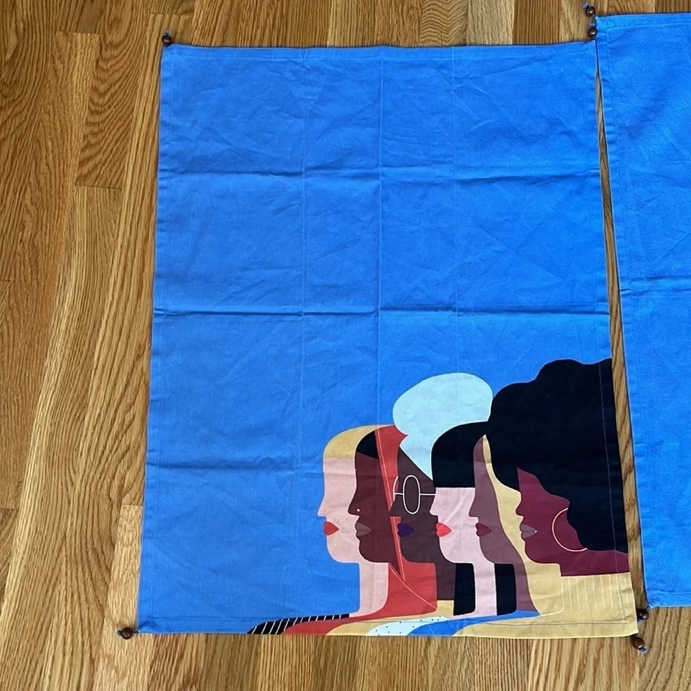 New BUNDLE 2 Year of Woman Empower Female Peasant Hipster Dish Towels